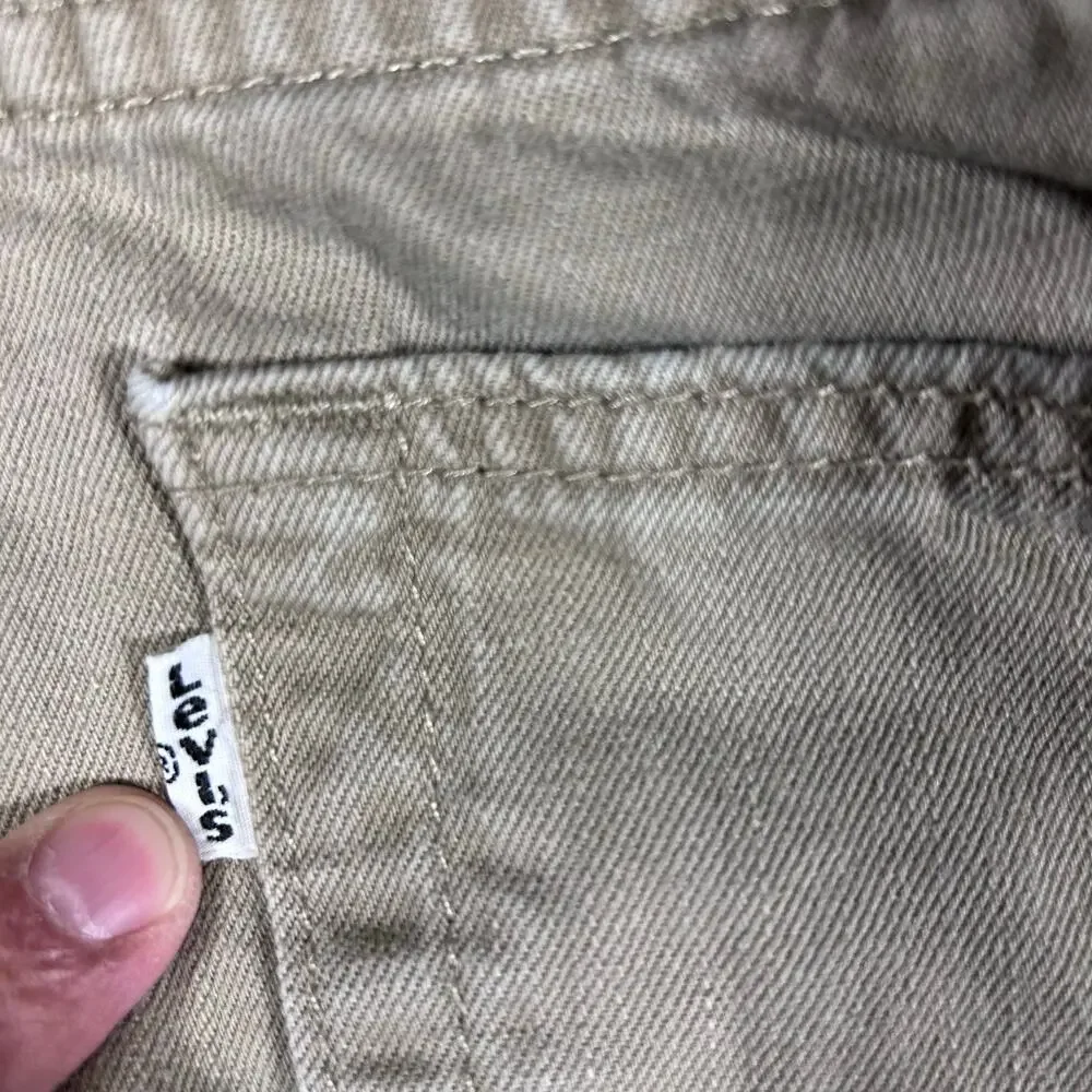 Levi's 559 Jeans Men's 44x32 Tan 100% Cotton White Tag Korea Denim‎ Pants